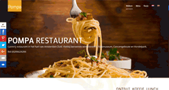 Desktop Screenshot of pompa-restaurant.nl