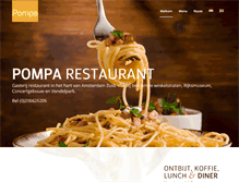 Tablet Screenshot of pompa-restaurant.nl
